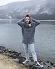 swetry damskie  Sweter Boucle Szary 6