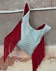 torebki do ręki Torebka z japońskim węzłem i frędzlami - Błękit i Czerwień 2