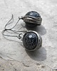 kolczyki wire wrapping Spękane kule    -  kolczyki 1