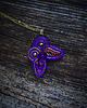 wisiory Mały fioletowy wisiorek  soutache 5