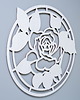 inne Dekoracyjny panel ażurowy, RÓŻA, DEKORACJA ŚCIENNA 3D,ORNAMENT, 60 cm 1