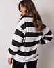 bluza bez kaptura damska Biało-czarna bluza w paski Yemima 4