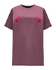 t-shirt damskie T-shirt Voila Rose Brown Róże 1