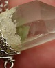 naszyjniki - inne Naszyjnik Talizman kryształ górski wire wrapping 7