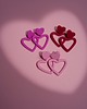 kolczyki z masy plastycznej Wiszące SERCA  edycja walentynkowa 4