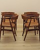 krzesła Komplet sześciu krzeseł tekowych, duński design, lata 70, produkcja: Dania 2