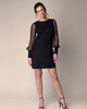 sukienki mini damskie Pitch black dress - elegancka czarna sukienka mini 3