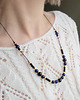 chokery Naszyjnik- regulowana długość- z lapis lazuli 1