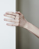 pierścionki - różne WAVES thin / brass RING 5