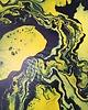 obrazy CZARNO-ŻÓŁTY Duży obraz do salonu Akryl na płótnie 80x80 cm 5