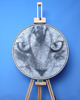 obrazy Kocie Oczy - Fotorealistyczny unikalny Obraz z Nici String Art 60cm 2