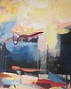 obrazy Oprawiony obraz, ręcznie malowany na płótnie 70x100 cm - pejzaż 5