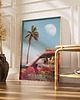plakaty Plakat Miami - Kolaż minimalistyczny 9