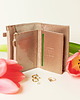 portfele damskie Portfel MIKRO +- Pink Gold 4