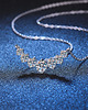 srebrne naszyjniki Naszyjnik srebrny Moissanite 1.1ct 925 1