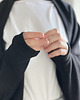 swetry damskie  Sweter wdzianko grubsze czarne 5