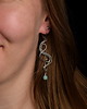 kolczyki wire wrapping Długie kolczyki amazonit wire wrapping 5