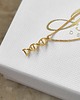 złote naszyjniki Naszyjnik DNA- srebro złocone 24K 1