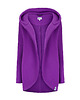 bluza z kapturem damska Peleryna MKTP purpurowy 7