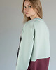 bluza bez kaptura damska Bluza oversize Aparigraha Marylin Monroe szałwia bordo rozmiar L 40 1