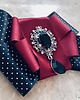 broszki Brosza  w kropeczki  w stylu glamour 5