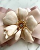 broszki Brosza z niesamowitym perłowym Kwiatem 3d NEW 6