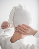 dodatki - łazienka - różne Lniany turban waflowy PURE WHITE 4