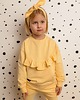 bluzy dla dziewczynki Bluza z falbanką MICHELLE kolor banan 5