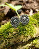 kolczyki wire wrapping Fleur de mort 2
