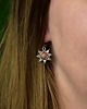 kolczyki wire wrapping Małe kolczyki słoneczka zielony onyks wire wrapping 4
