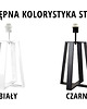 lampy stołowe Czarna duża lampa stołowa do salonu sypialni loftowa druciana WOLOS LOFT 7