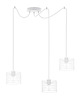 lampy wiszące Lampa wisząca pająk druciana 3-punktowa loft ALAMOS L3 4