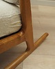 fotele Fotel bujany dębowy, lata 60,  H. Brockmann Petersen, Randers M 9