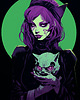 plakaty Portret Czarownicy - Plakat - Druk - Czarownica, Wiedźma, Halloween #15 1