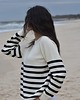 swetry damskie  Sweter Classic merino stripes 7