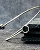 bransoletki wire wrapping Srebrna bransoletka z karborundem 1