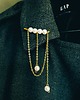 broszki Broszka na agrafce Golden Pearls No.1 Agrafka Studio 1
