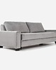 sofy i szezlongi Sofa REJKIAVIK srebrny welur, skandynawski design 3