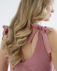 topy damskie Lniany Top MEADOW DUSTY PINK 5