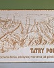 Ozdoby na ścianę Drewniana mapa Tatr z możliwością dedykacji, Tatry na prezent 3