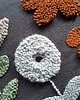 poduszki plecione Poduszka kwiaty punch needle jesien natural 2