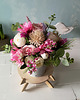 dodatki - różne Stroik flower box z wiosennych kwiatów 5