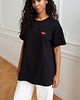 t-shirt damskie T-shirt Voila Czarny Usta 4