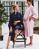 ubrania ciążowe Szlafrok kimono róż 1