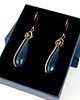 kolczyki wire wrapping Kolczyki z jadeitem 3