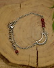 bransoletki wire wrapping Bransoletka karneol wire wrapping księżyc lunula 2