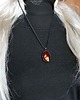 wisiory Czerwony wisior Magiczny ze szkła ręcznie przetopionego PREZENT  handmade 1