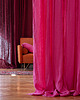 zasłony Zasłona z Miękkiego Lnu Stonewashed - fuchsia 2