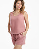 piżamy damskie Lniana piżama damska LUNA dusty pink 3