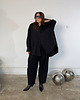 koszule damskie  Koszula Calm black oversize cotton 1